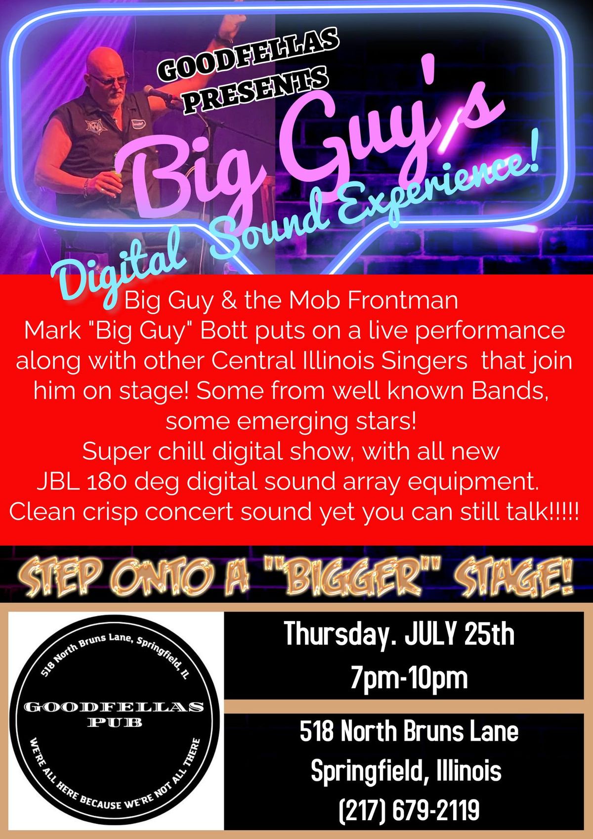 Goodfellas presents: Big Guy's Digital Sound Experience