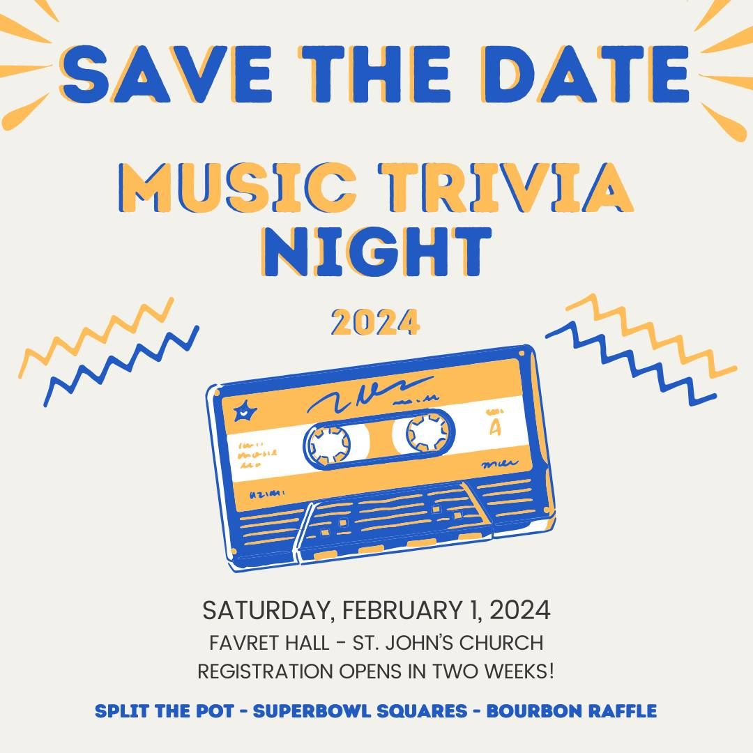 St. Michael Athletic Booster's - Music Trivia - 2024