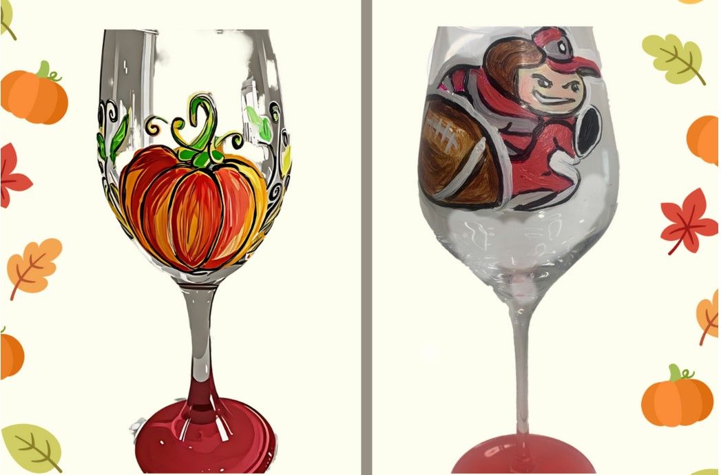 \ud83c\udfa8 Party and Paint: Design your own wine glass! \ud83c\udf77