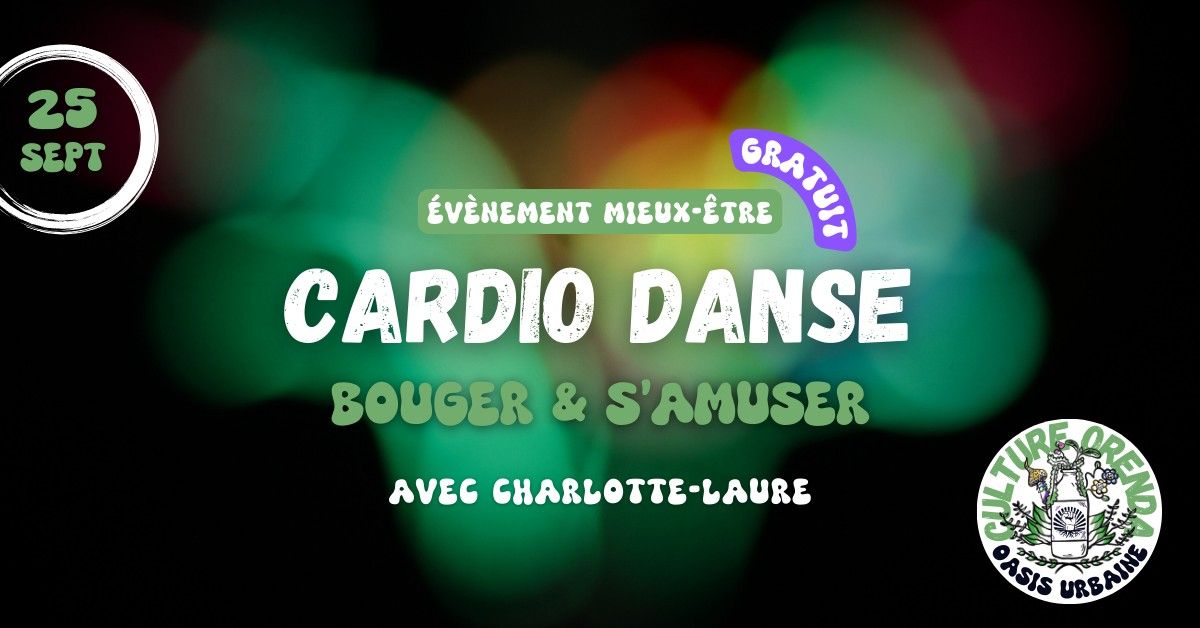 CARDIO DANSE : bouger & s'amuser 