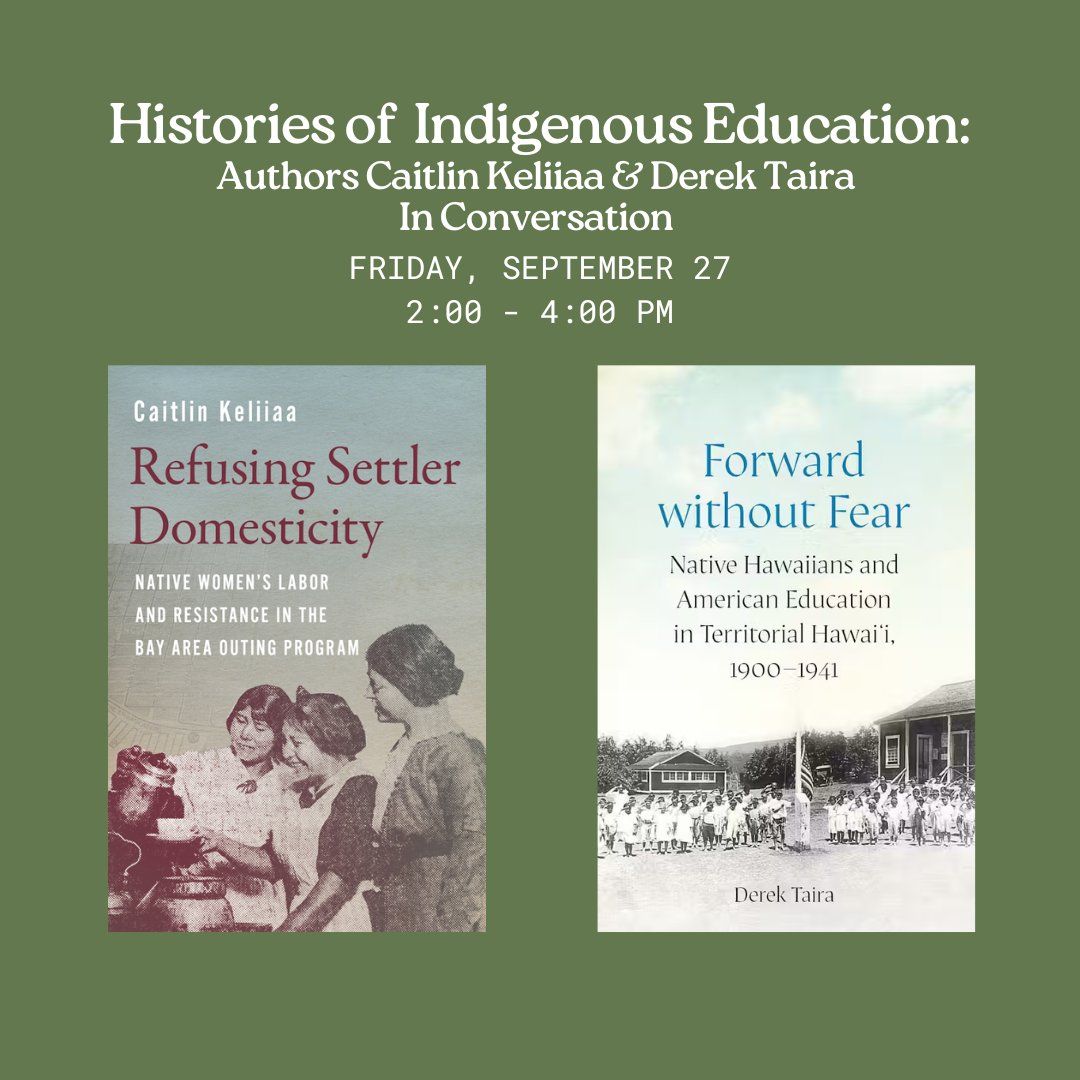 Histories of Indigenous Education: Authors In Conversation