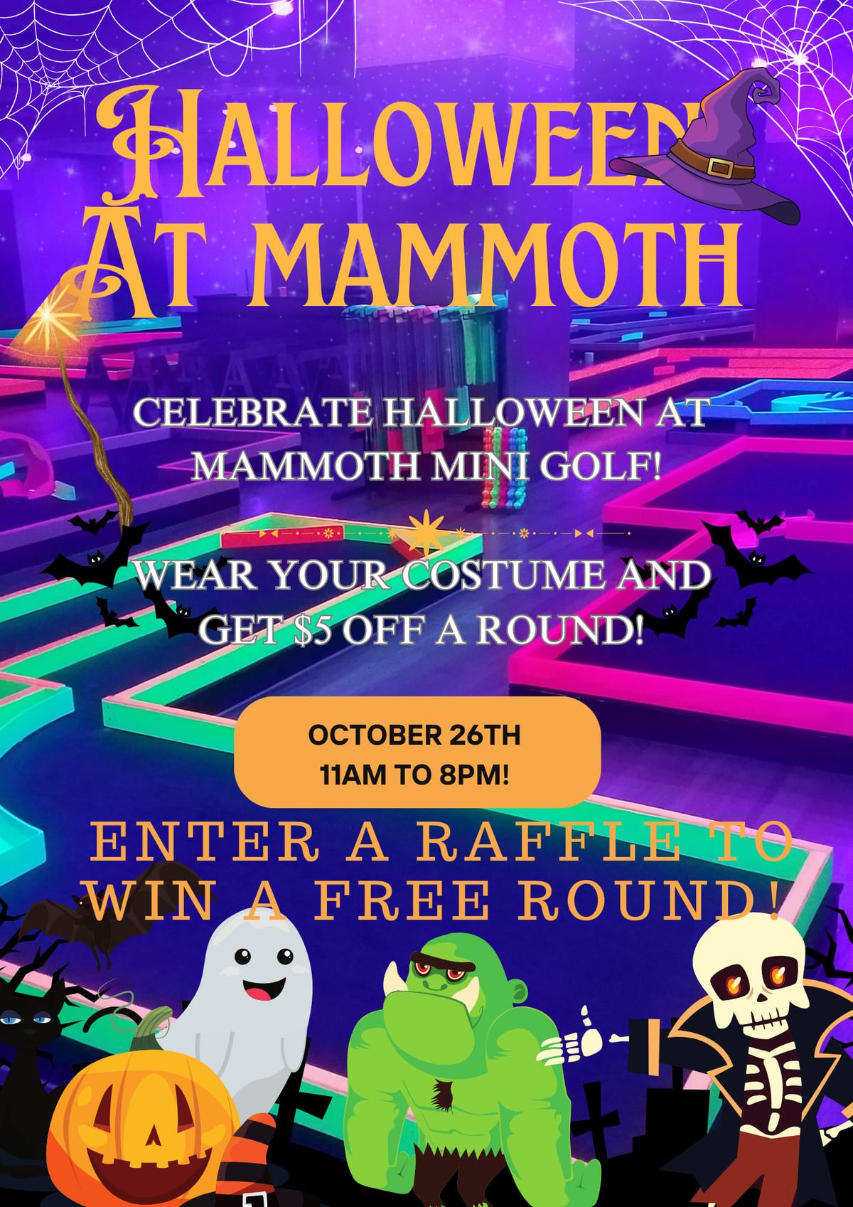 Halloween at Mammoth Mini Golf!