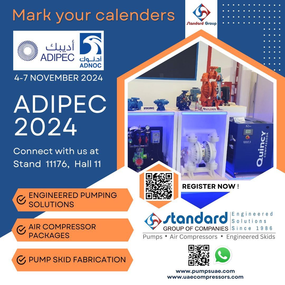 Visit the Standard Group at the Adipec 2024 in Abu Dhabi