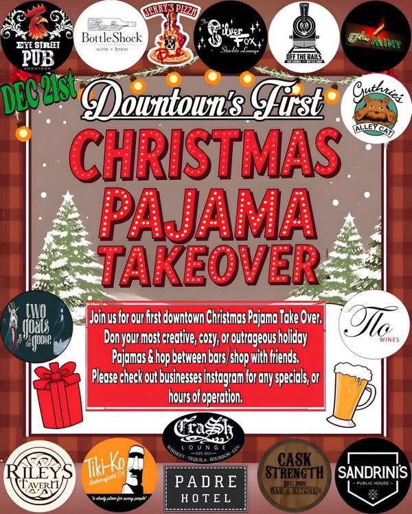 Downtowns Christmas Pajama Takeover