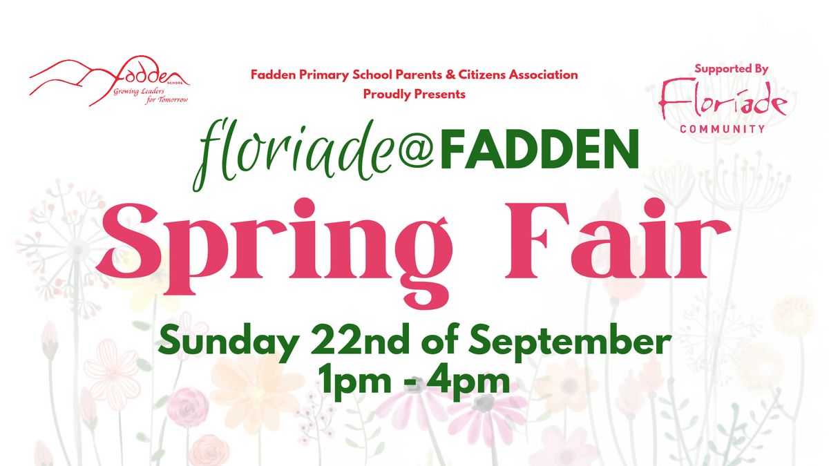 Floriade @ Fadden Spring Fair