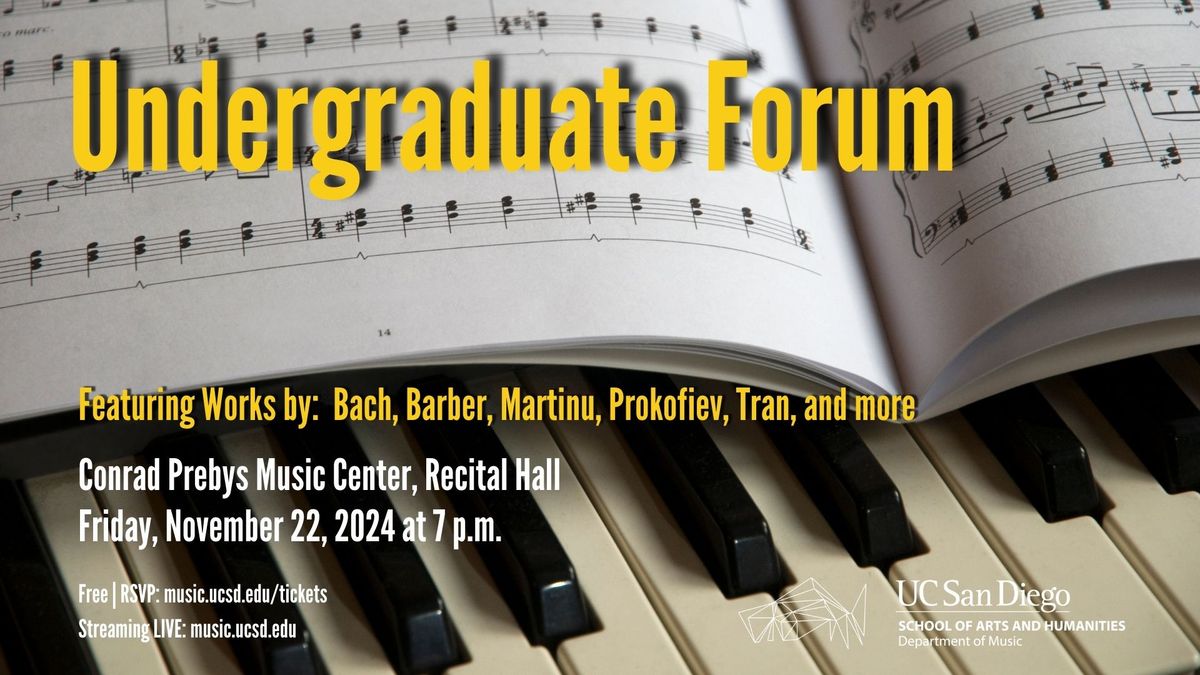 Undergraduate Forum