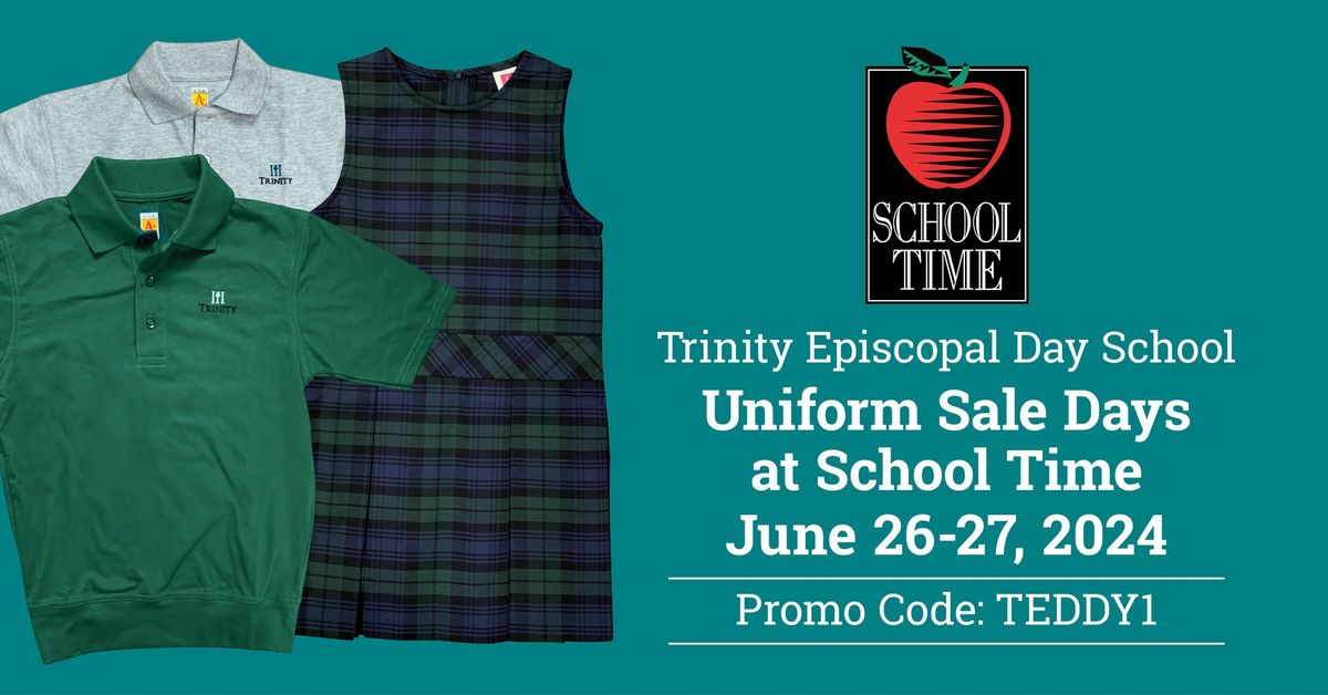 Trinity Episcopal Uniform Sale Days