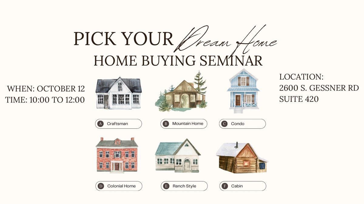 Home Buying Seminar