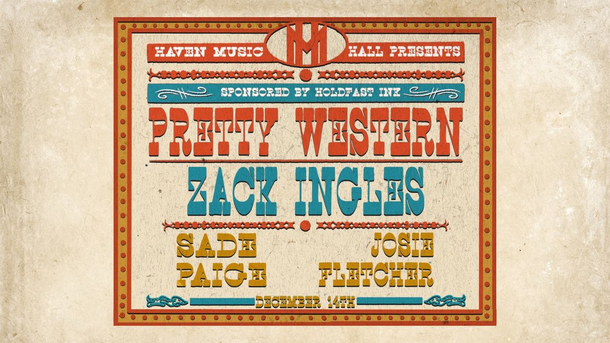 Benefit Concert for CYC | feat. PRETTY WESTERN, ZACK INGLES & Special Guests