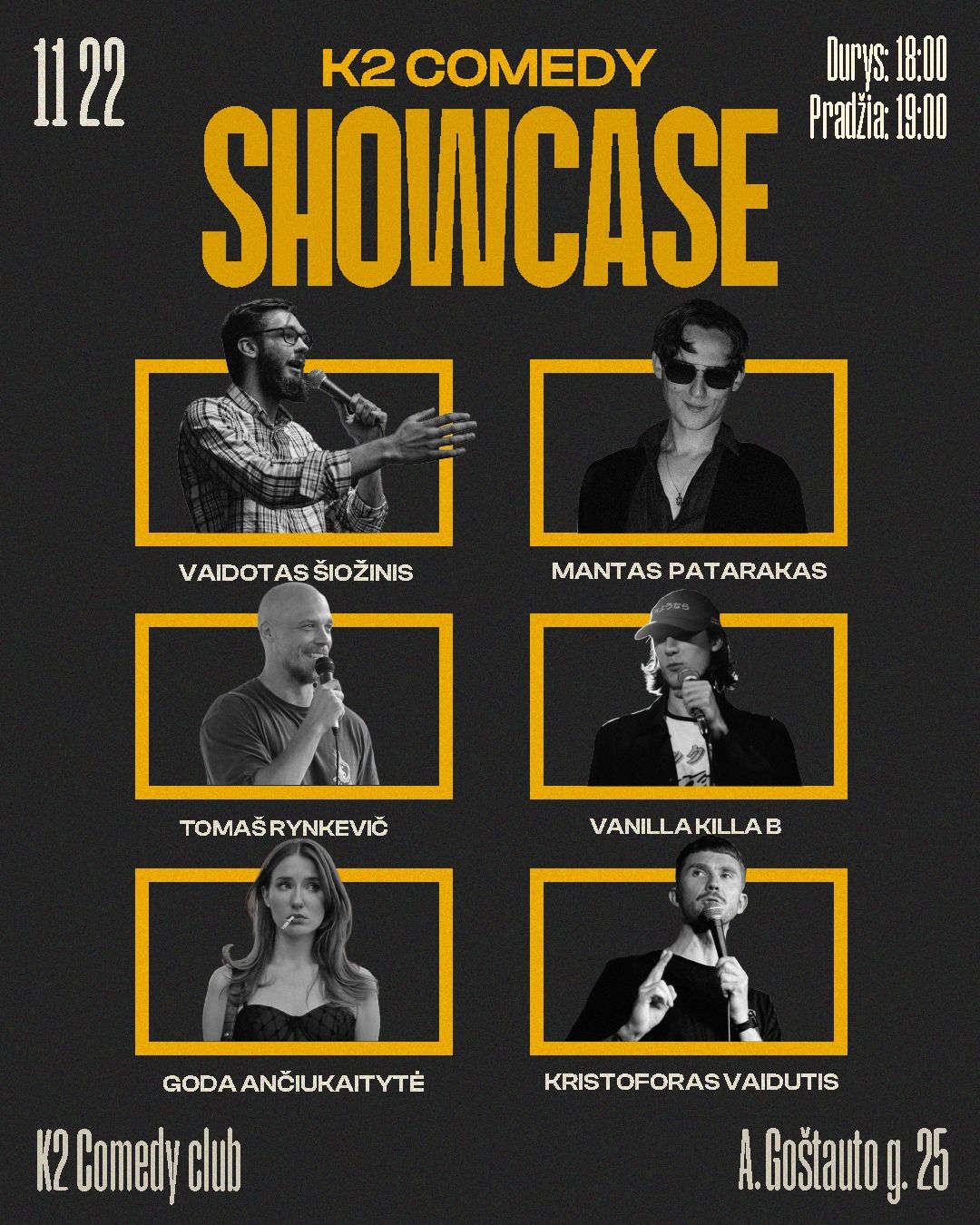 K2 Comedy Stand-up Showcase