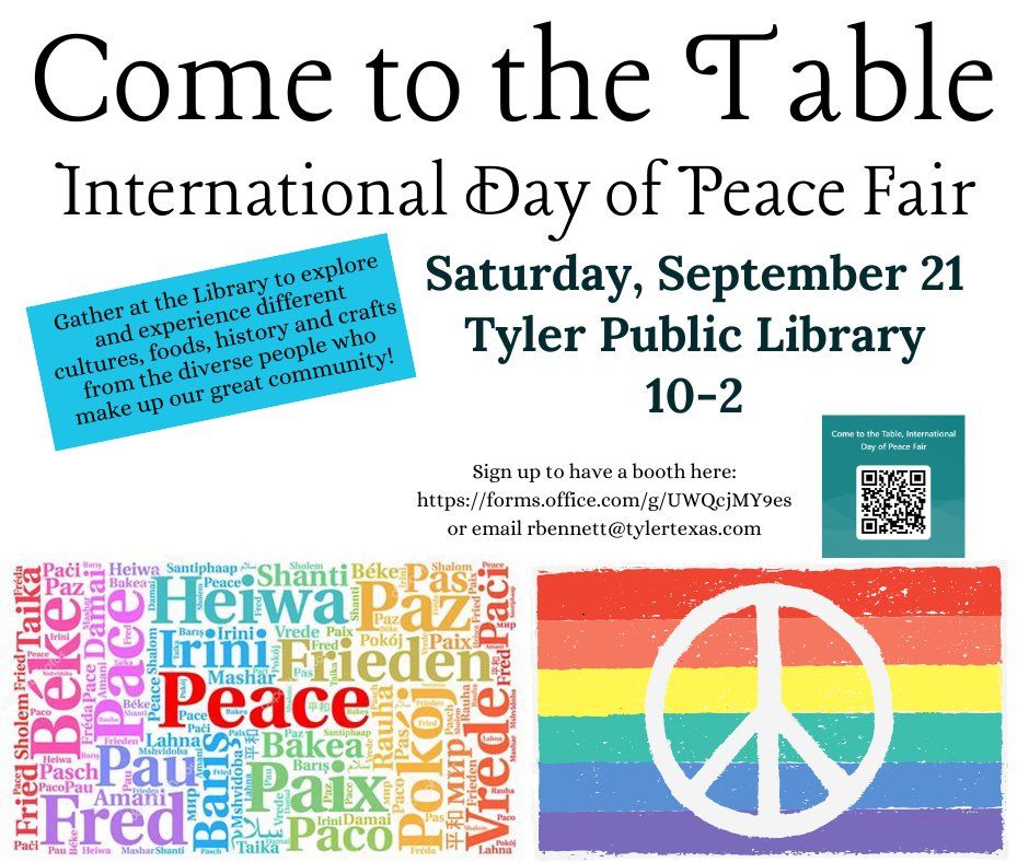 Come to the Table: International Day of Peace Fair