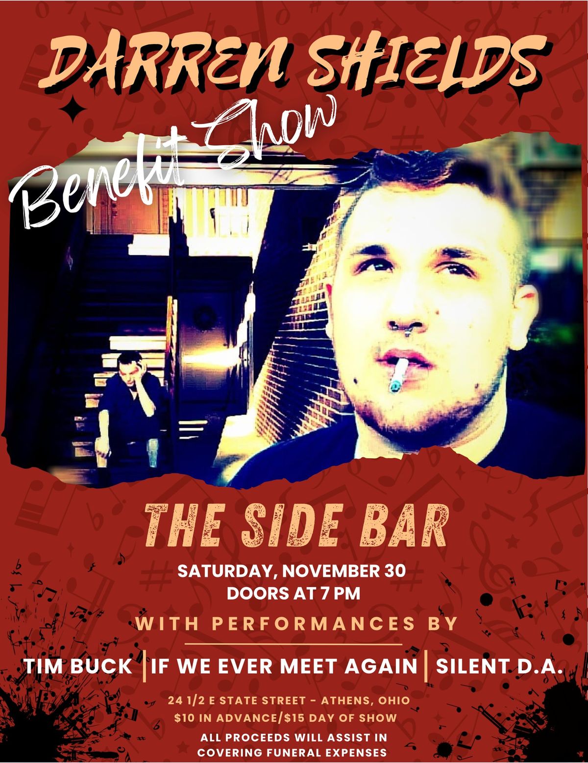 Darren Shields Benefit Show - Hosted By The Side Bar