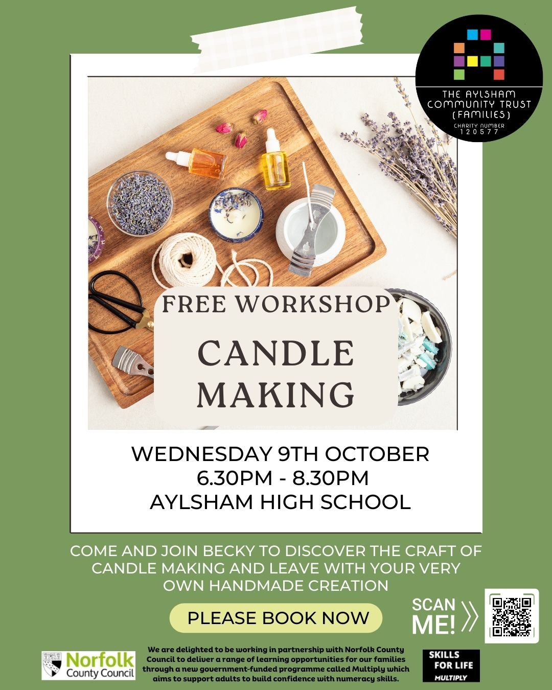 Candle Making Workshop - UPDATE THIS WORKSHOP IS FULL