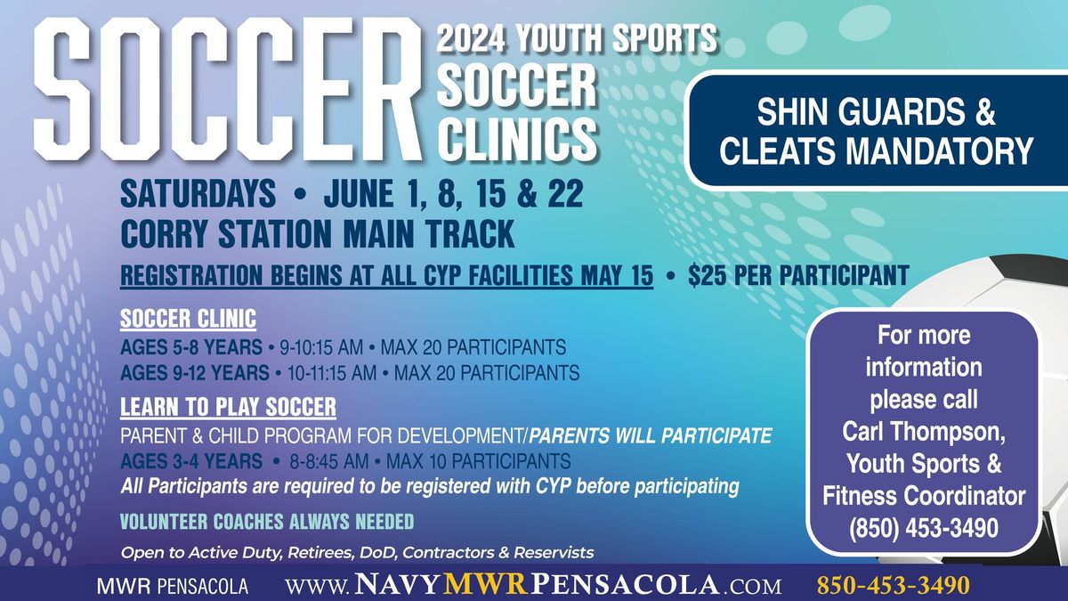 2024 Youth Soccer Clinics