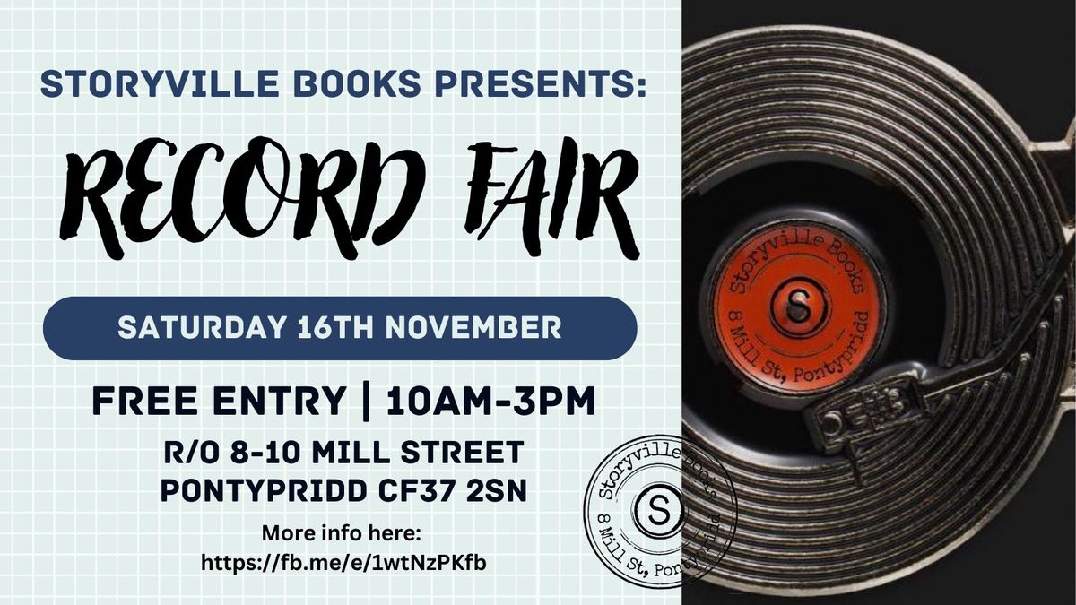 Storyville Books Record Fair