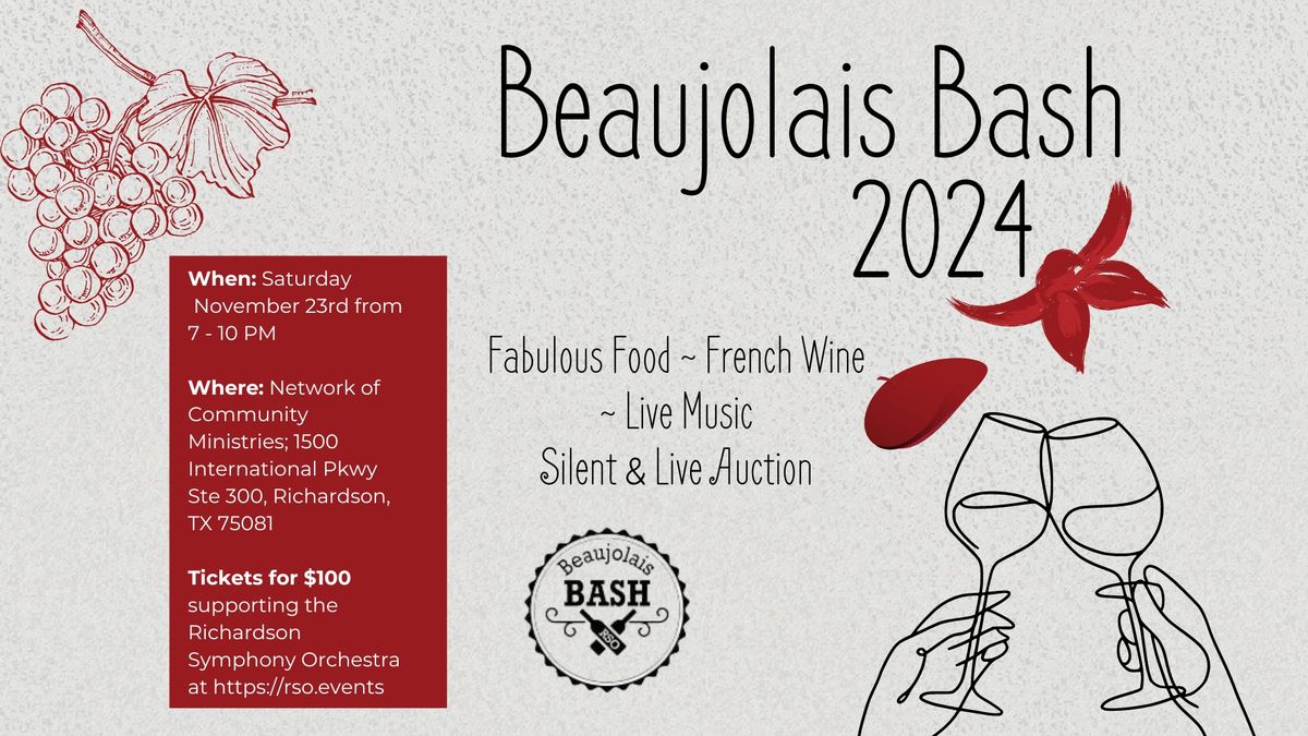 RSO Beaujolais Bash 