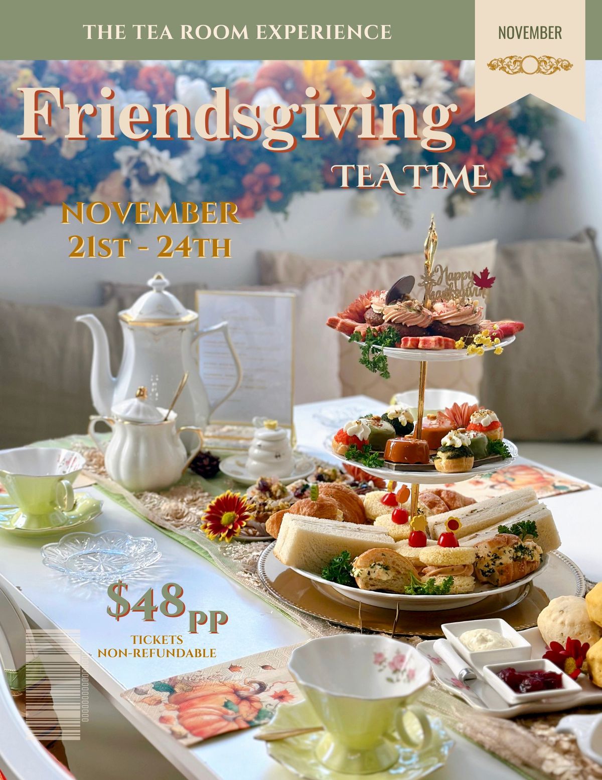 Friendsgiving Tea Time