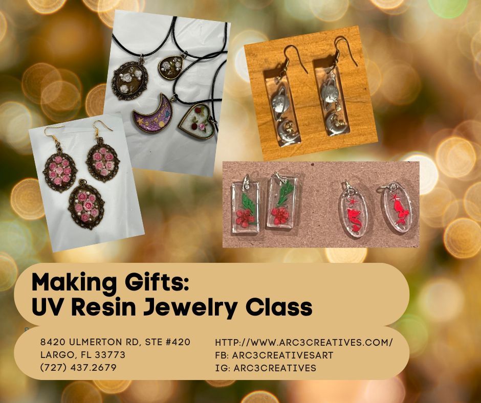 Last Minute Gift Making: UV Resin Jewelry Class