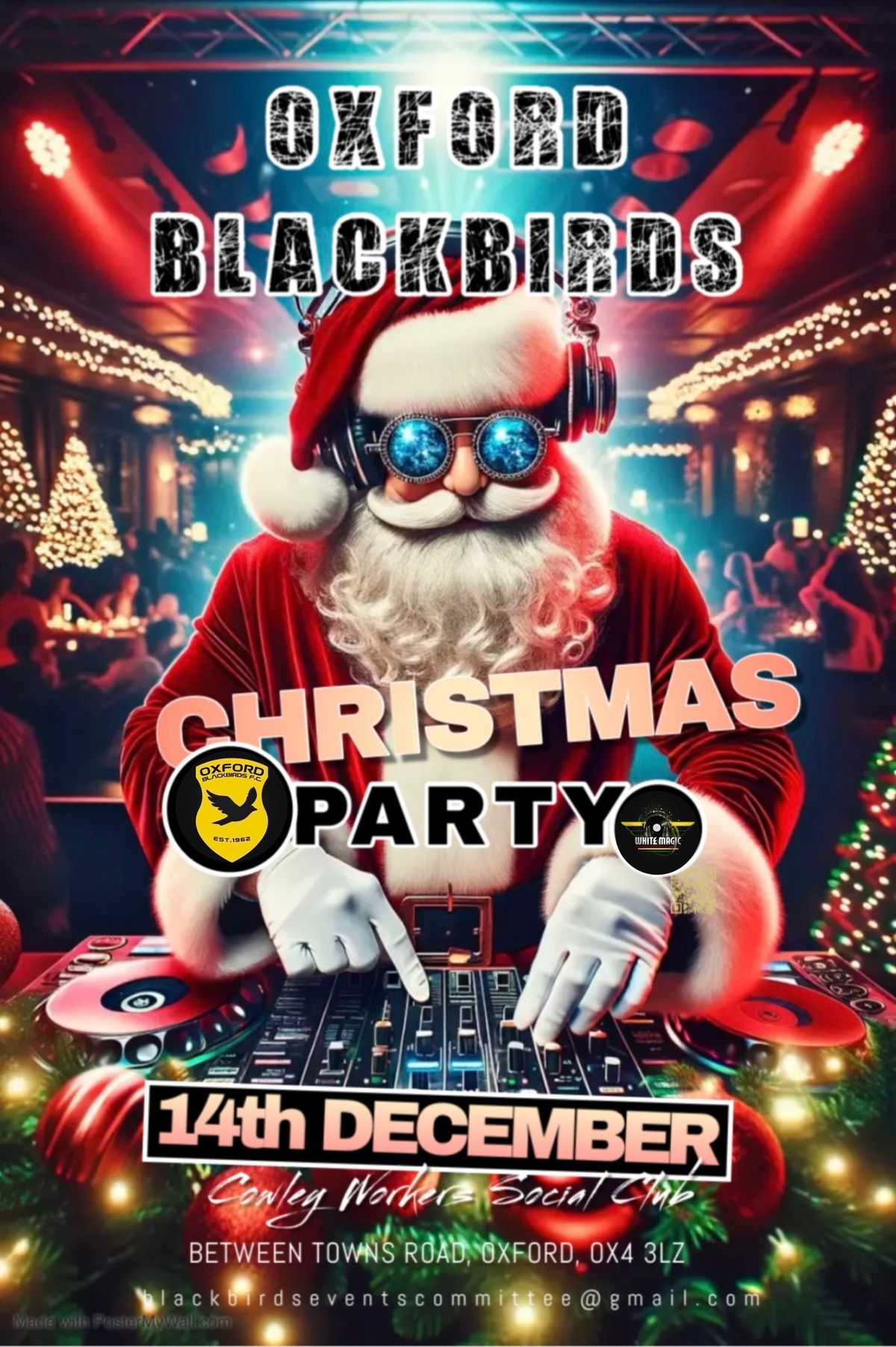 Oxford Blackbirds Christmas Party 2024