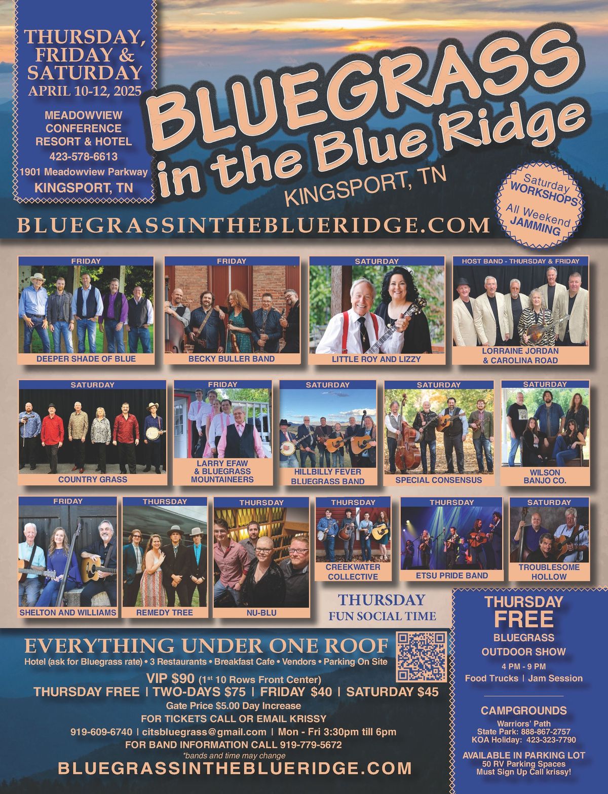 Bluegrass In The Blueridge Festival 2025