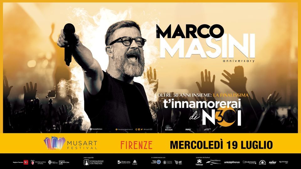 Marco Masini a Firenze | MusArt Festival 2023