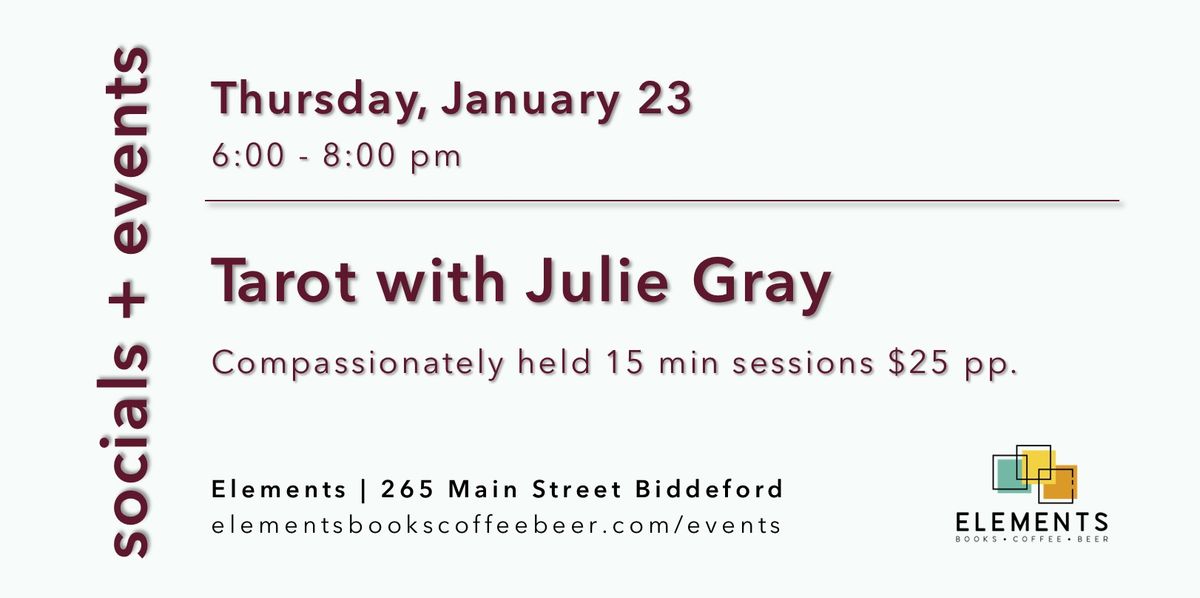 Tarot with Spiritualist Julie Gray