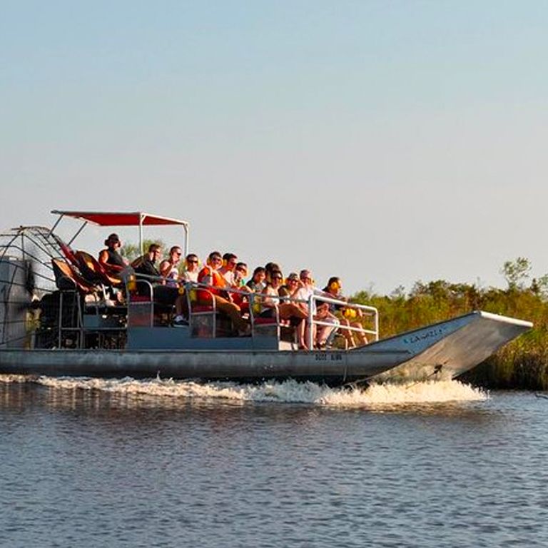 Airboat Ride with Round-Trip Transportation from New Orleans