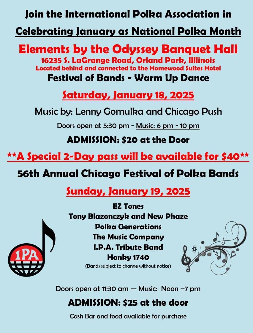 2025 Warm up Dance and 56th Annual Chicago Festival of Bands