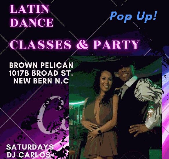 Latin Classes & Dance Party at The Brown Pelican!