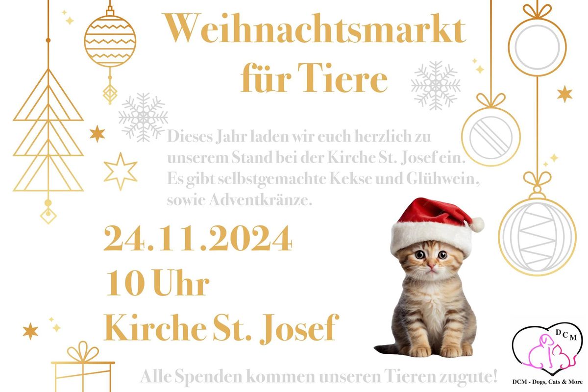 Weihnachtsmarkt f\u00fcr Tiere 