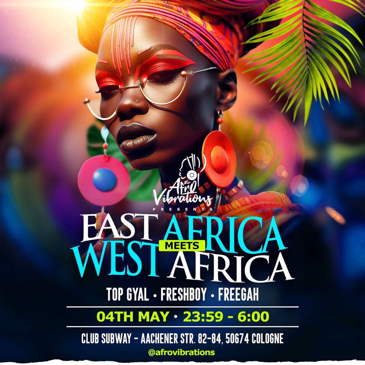 AfroVibrations \u2022 East Africa Grooves with West Africa! \u2022 Cologne \u2022 May 04, 2024