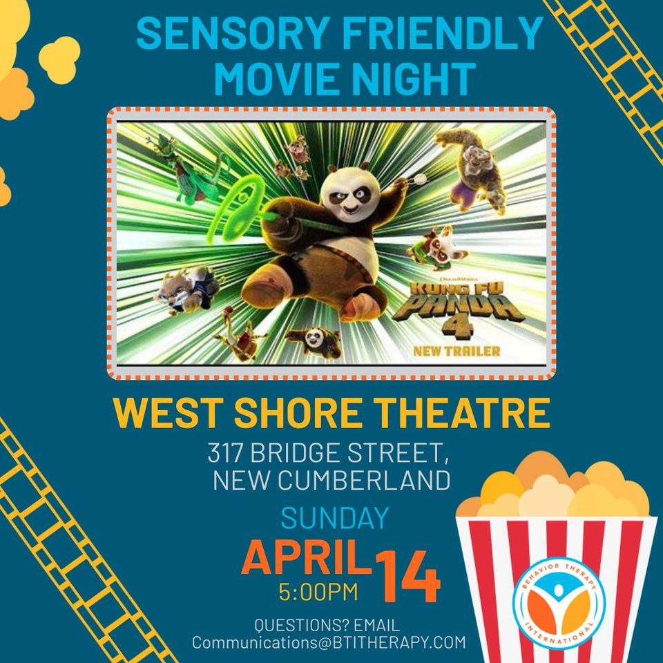 Sensory Friendly Movie Showing- Kung Fu Panda 4 with West Shore Theatre