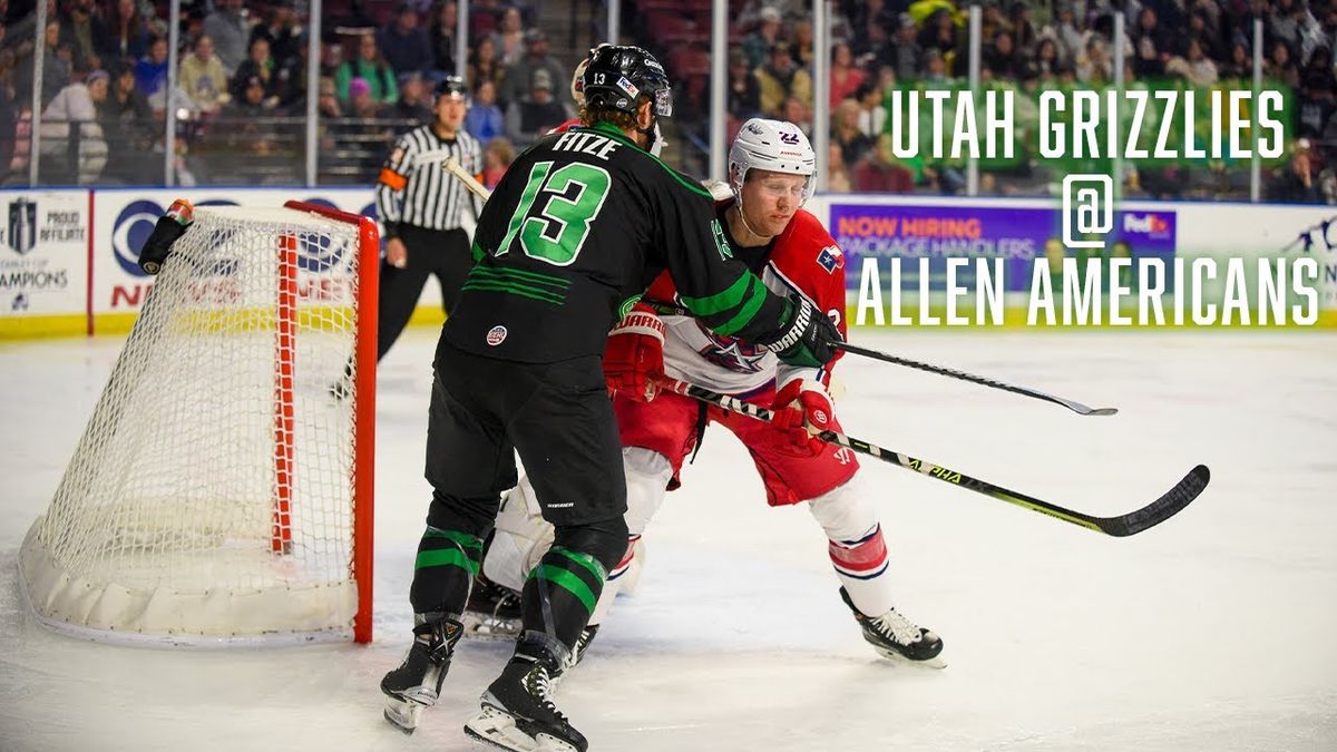 Allen Americans at Utah Grizzlies