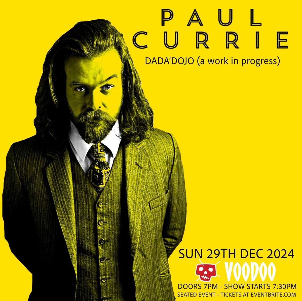 Paul Currie at Voodoo Belfast 29\/12\/24 - Tickets on sale now*