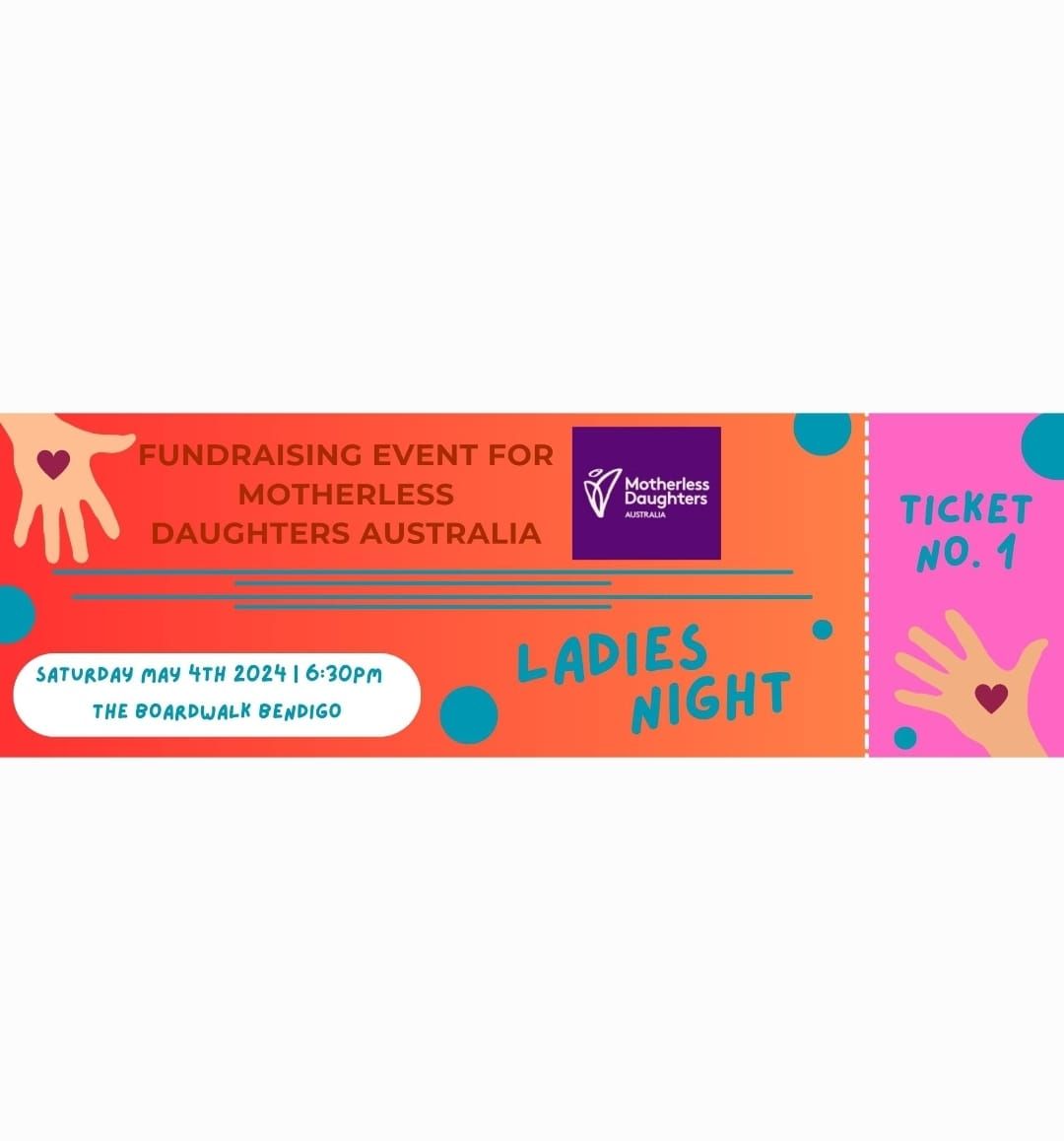 Ladies Night Bendigo  - Fundrasing For Motherless Daughters Australia