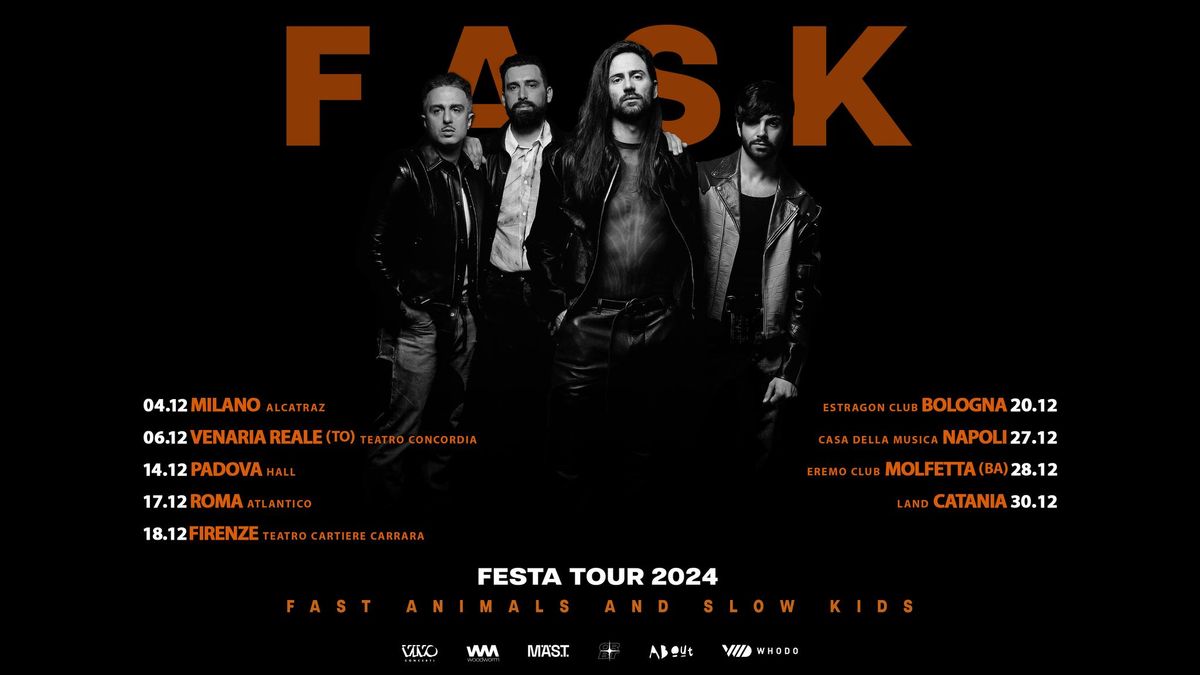 Fast Animals and Slow Kids live a Milano