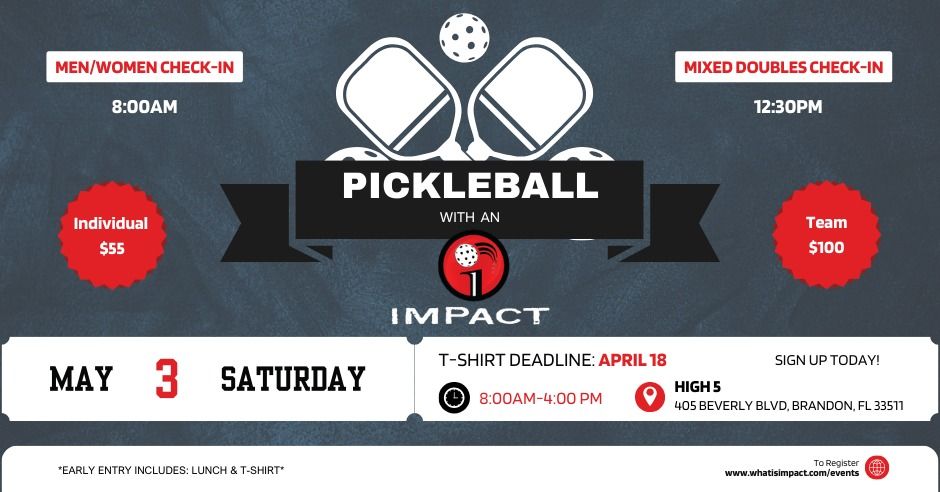 PICKLEBALL WITH AN IMPACT