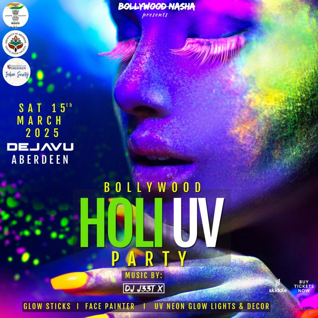 Holi UV Party 2025-Aberdeen