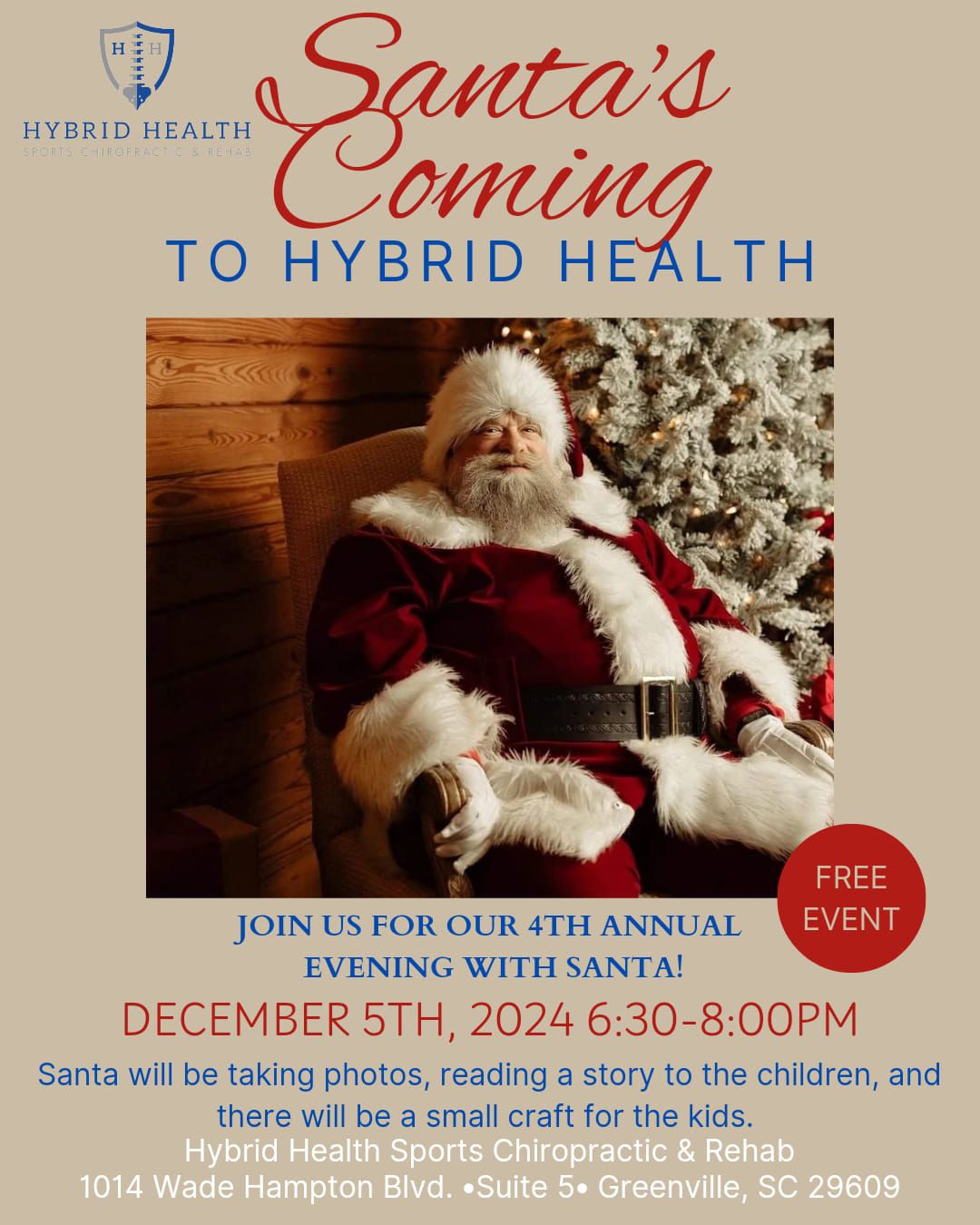 Hybrid Health's 4th Annual Evening with Santa 