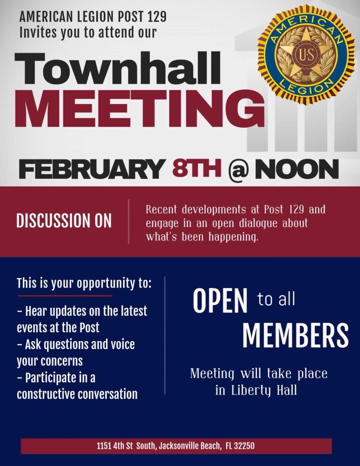 Town Hall Meeting