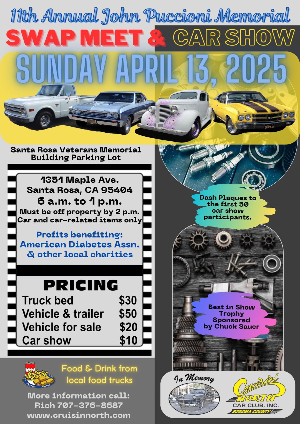 11th Annual John Puccioni Swap Meet & Car Show