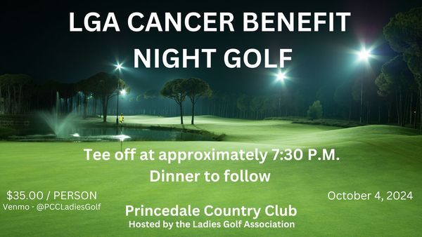 NIGHT GOLF CANCER BENEFIT FUND RAISER