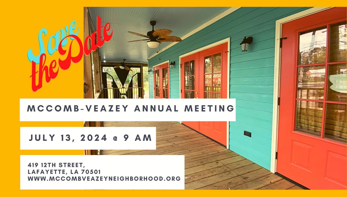 McComb-Veazey Neighborhood Annual Meeting
