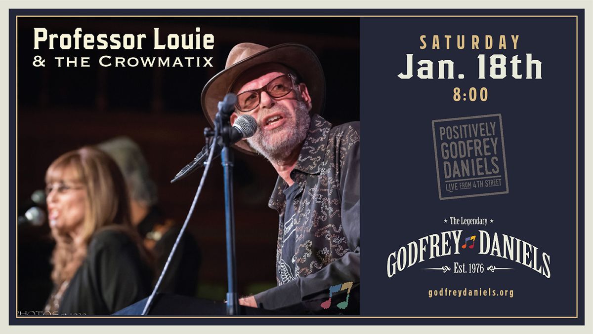 Professor Louie & the Crowmatix \u2013 Rockin\u2019 Americana, Roots & Blues