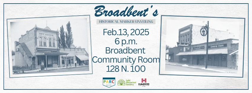 Unveiling of the Broadbent's Store Historical Marker