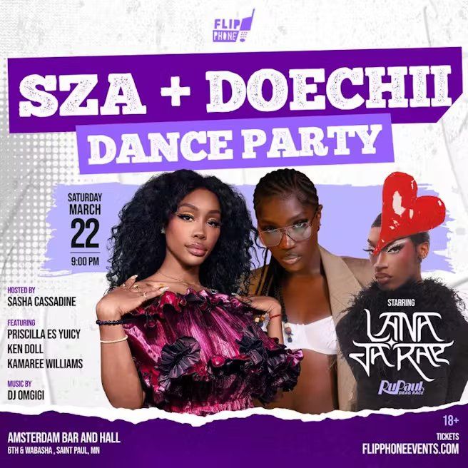 SZA + Doechii Dance Party w\/ Lana Ja'Rae - Saint Paul 