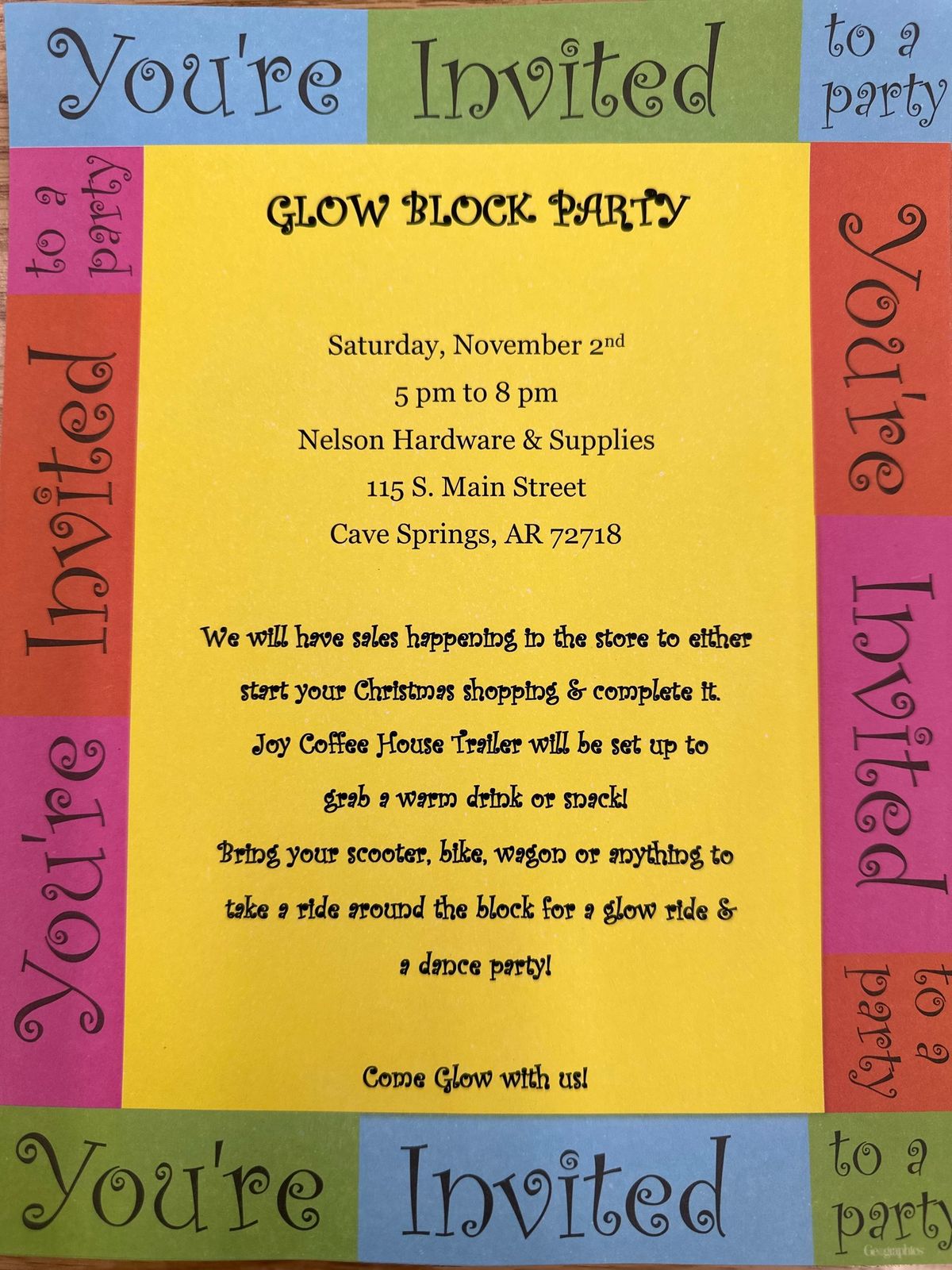 Glow Block Party