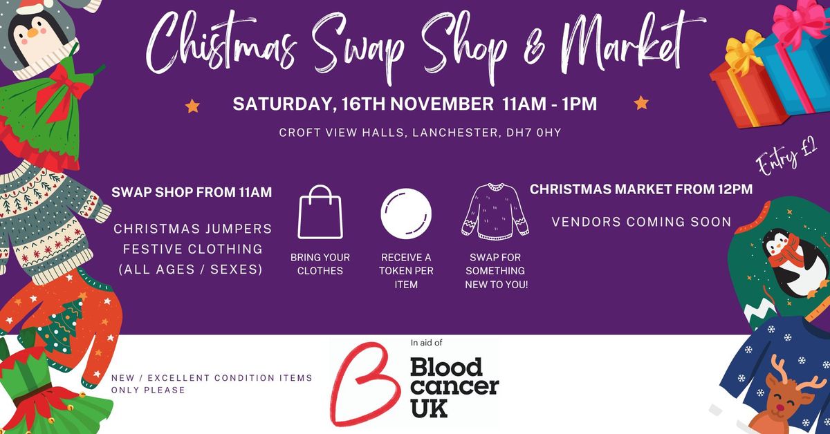 Christmas Swap Shop -  Fundraising for Blood Cancer UK 