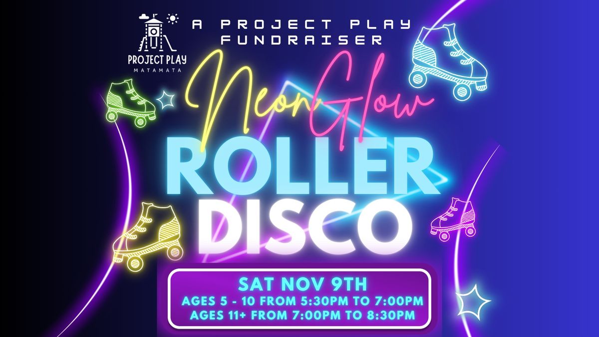 Neon Glow Roller Disco: Project Play Fundraiser