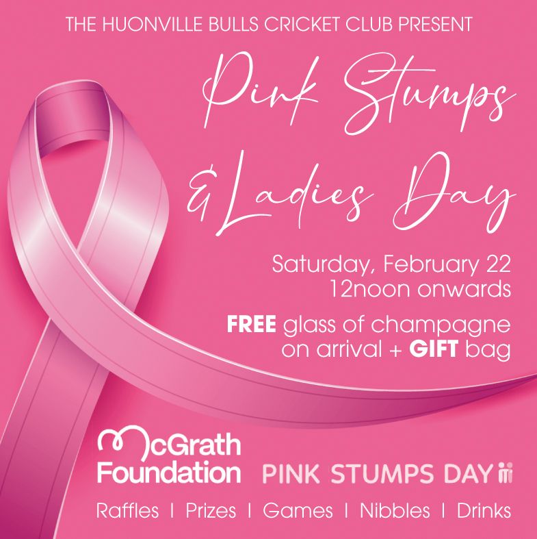 Annual Pink Stumps and Ladies Day